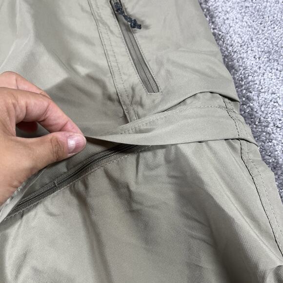 Columbia Cargo Pants Mens 38 x 30 Convertible Shorts Nylon Ripstop Khaki Tan - Picture 3 of 14